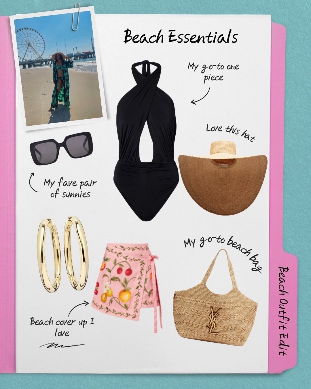 Just a few beach pieces I always reach for—easy, effortless, and always look good. This one-piece is a staple for me, and I love adding a hat, hoops, and a go-to bag to pull everything together. These are the kind of pieces I keep on repeat. Linking everything here.

#LTKSeasonal #LTKootd #LTKTravel