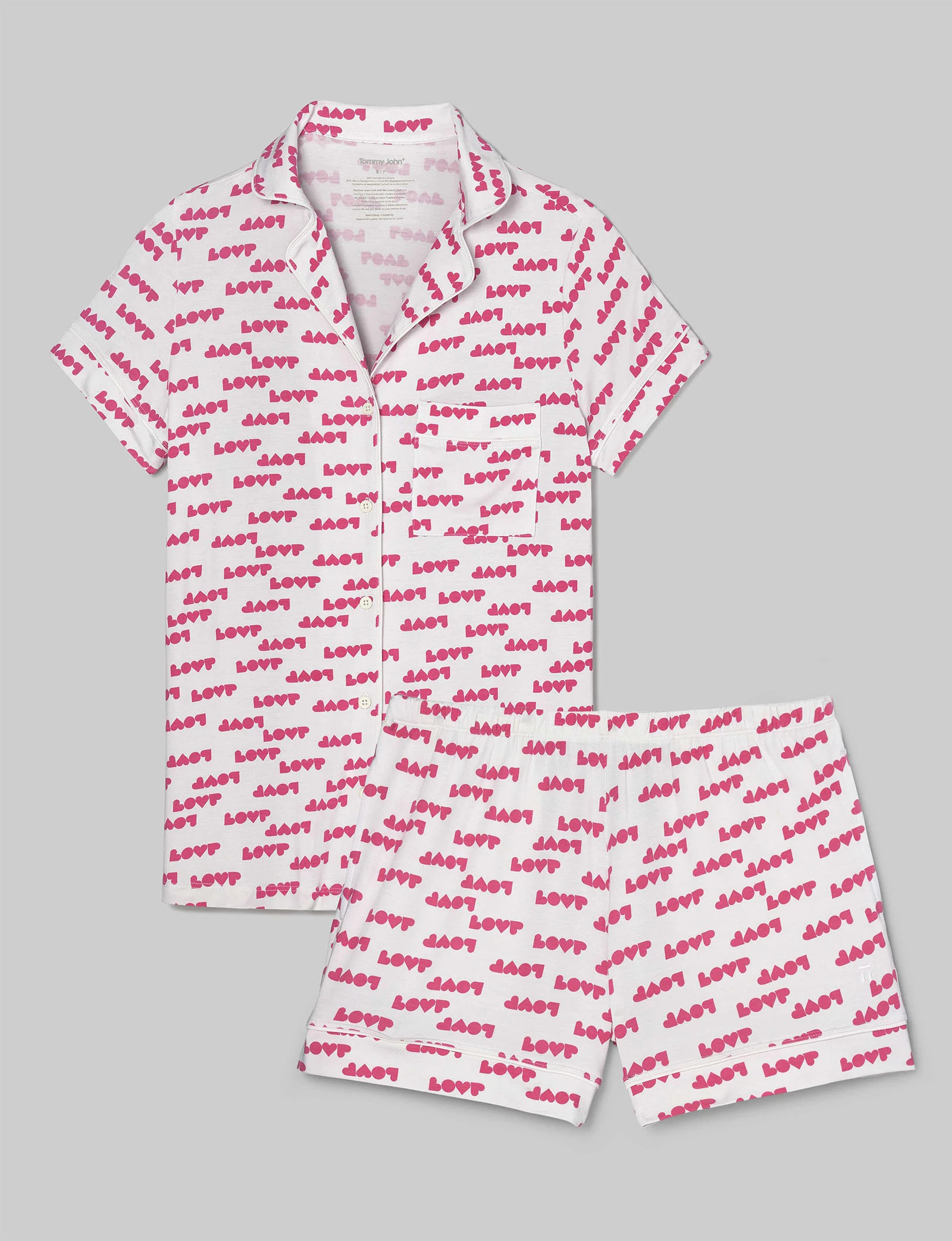 Women's Downtime Pajama Top & Short Set | Tommy John