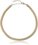 Anne Klein Classics Gold-Tone Flat Chain Necklace | Amazon (US)