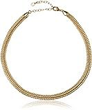Anne Klein "Classics" Gold-Tone Flat Chain Necklace, 17" + 3" Extender | Amazon (US)