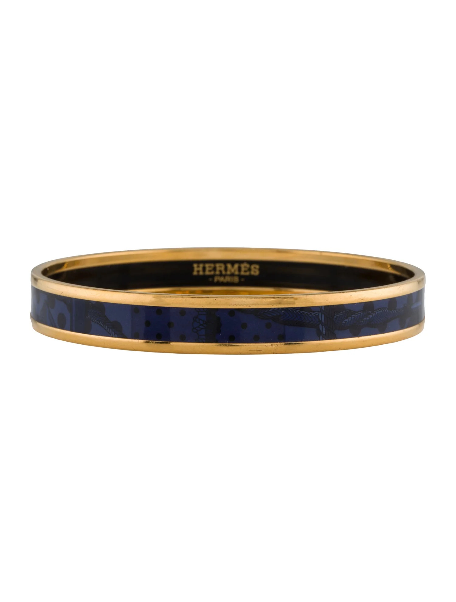 Narrow Enamel Bangle | The RealReal