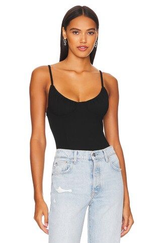 REMI x REVOLVE Jourdan Bodysuit in Black from Revolve.com | Revolve Clothing (Global)