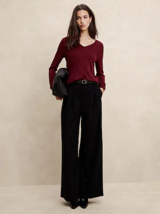 Forever V-Neck Sweater | Banana Republic Factory
