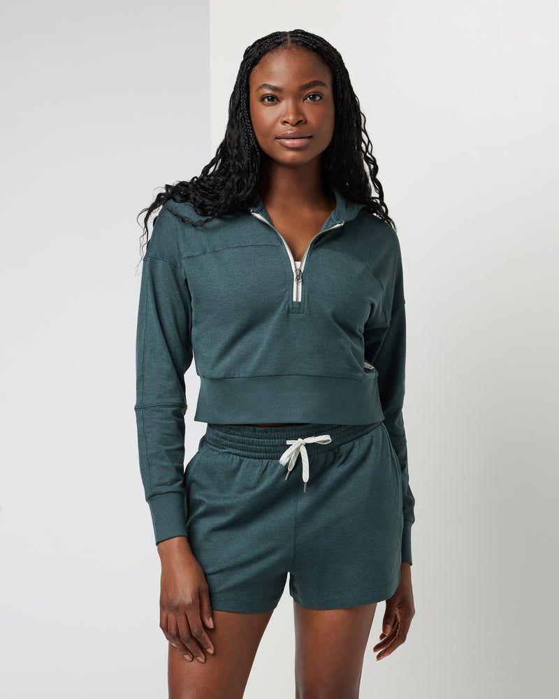 Halo Half Zip Cropped Hoodie | Vuori Clothing (US & Canada)