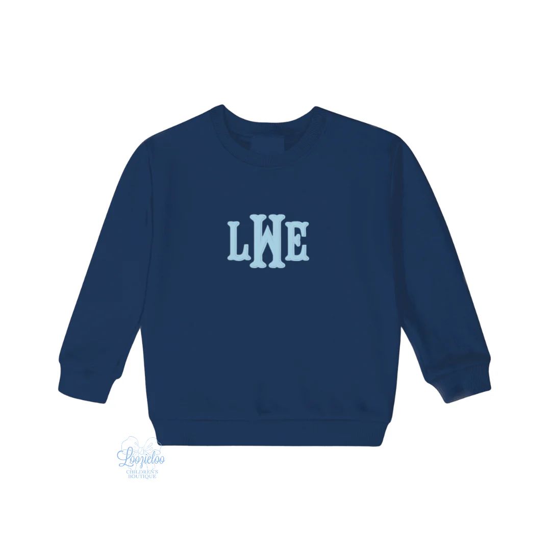 Navy Sweatshirt | Loozieloo