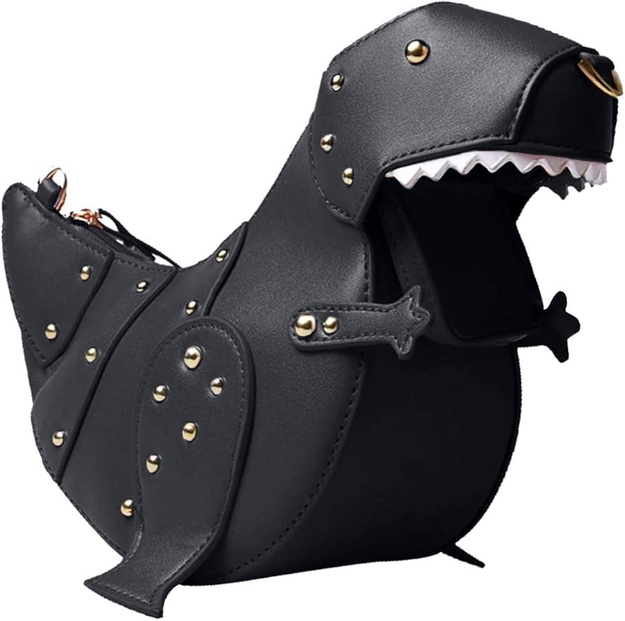 SUKUTU Upgrade Dinosaur Shape PU Leather Rivet Purses for Women, New Girls Crossbody Purses Shoul... | Amazon (US)