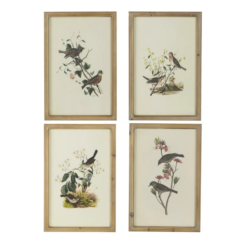 Bird - 4 Piece Picture Frame Print Set on | Wayfair North America