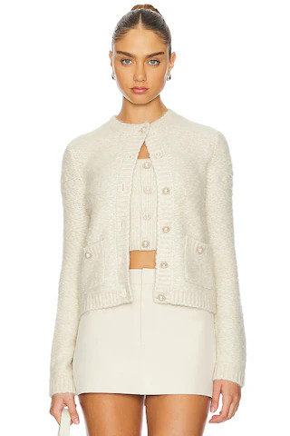 MAJORELLE Mirelina Cardigan in Oat from Revolve.com | Revolve Clothing (Global)