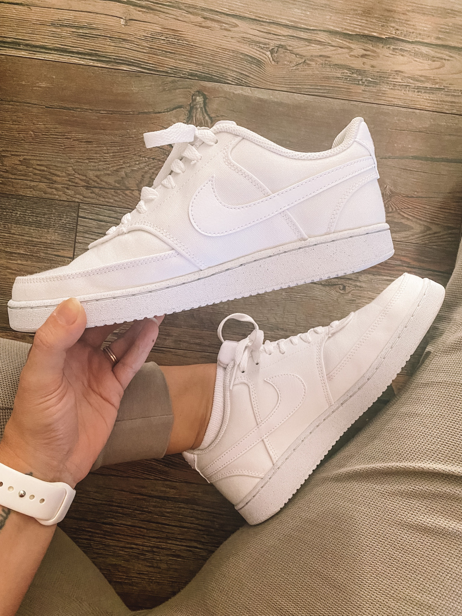 Classic white Nikes. Neutral shoes  

#LTKshoecrush