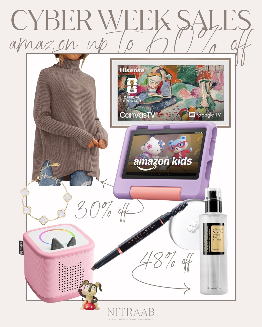 Amazon Black Friday Deals ✨

black friday 2025 // black friday deals // amazon black friday // amazon black friday deals // amazon finds // christmas gifts for her // christmas gift guide for her // gift guide for her // gifts for her // amazon fashion finds // amazon must haves // amazon essentials // amazon home finds

#LTKCyberWeek #LTKFindsUnder100 #LTKFindsUnder50