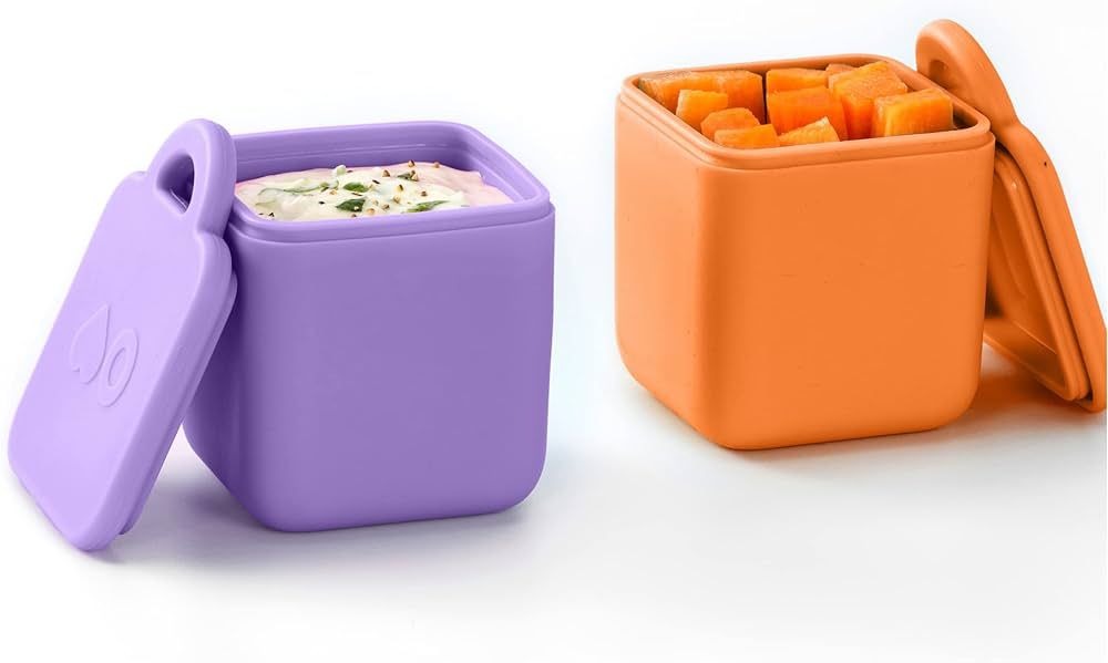 OmieBox (2 pack) Leakproof Dips Containers To Go, Salad Dressing Container, Condiment Container w... | Amazon (US)