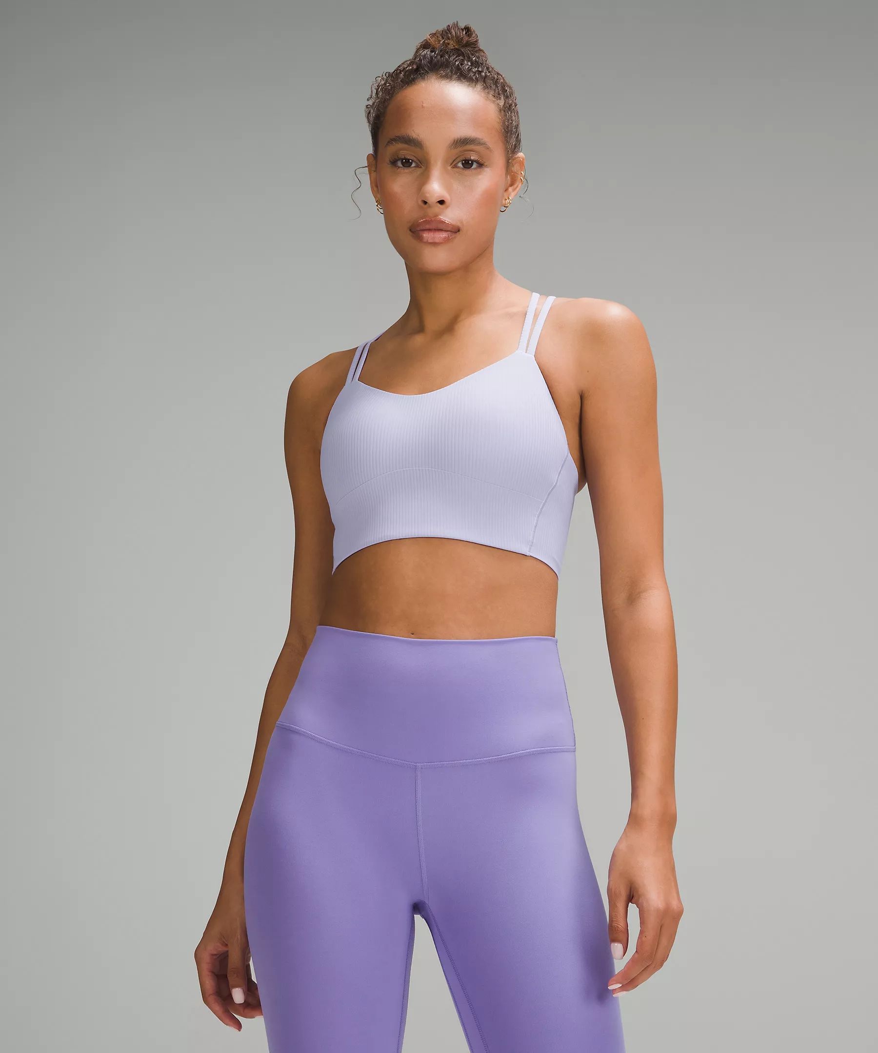 Like a Cloud Ribbed Longline Bra *Light Support, B/C Cup | Women's Bras | lululemon | Lululemon (US)