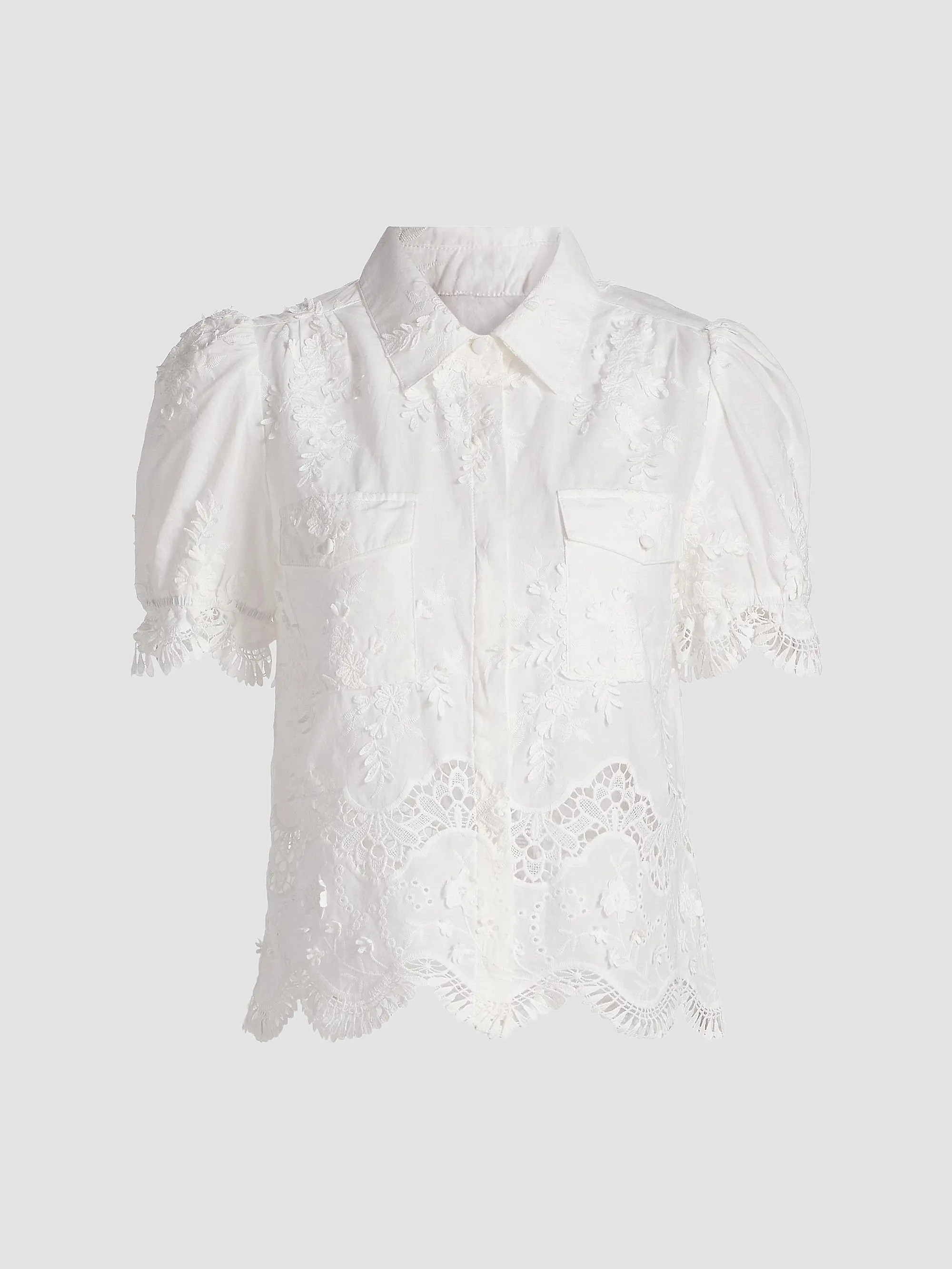 Mina 3D Voile Top | Saks Fifth Avenue