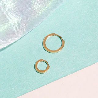 Small Gold Huggie Clicker Earring | Stone & Strand