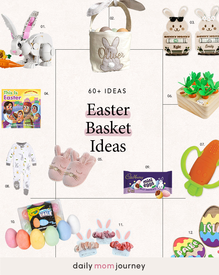 Easter basket magic awaits! 🌸✨ Whether you’re looking for sweet treats, fun toys, or meaningful keepsakes, we’ve got all the inspiration you need. What’s going in your little one’s basket this year? 🎁🐣 Get 60+ ideas here 👉 https://dailymomjourney.com/easter-basket-ideas/ #EasterBasket #SpringVibes #EasterSurprises 

 #LTKBaby #LTKKids #LTKFamily