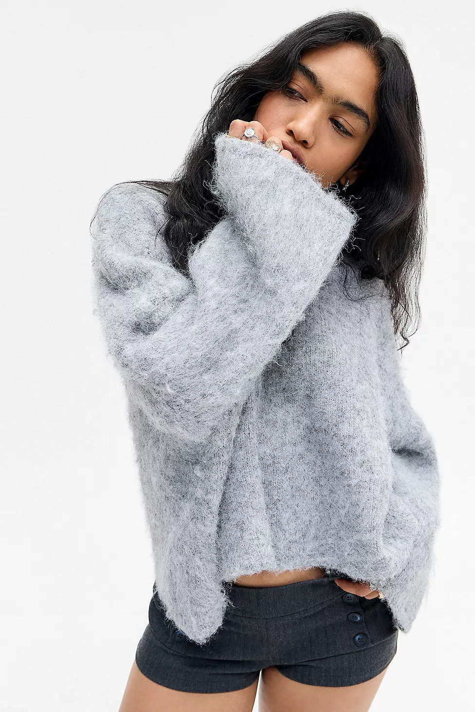 BDG Bailey Gebürsteter Pullover Jumper | Urban Outfitters DE