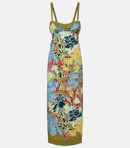 Solstice floral cotton midi dress | Mytheresa (US/CA)