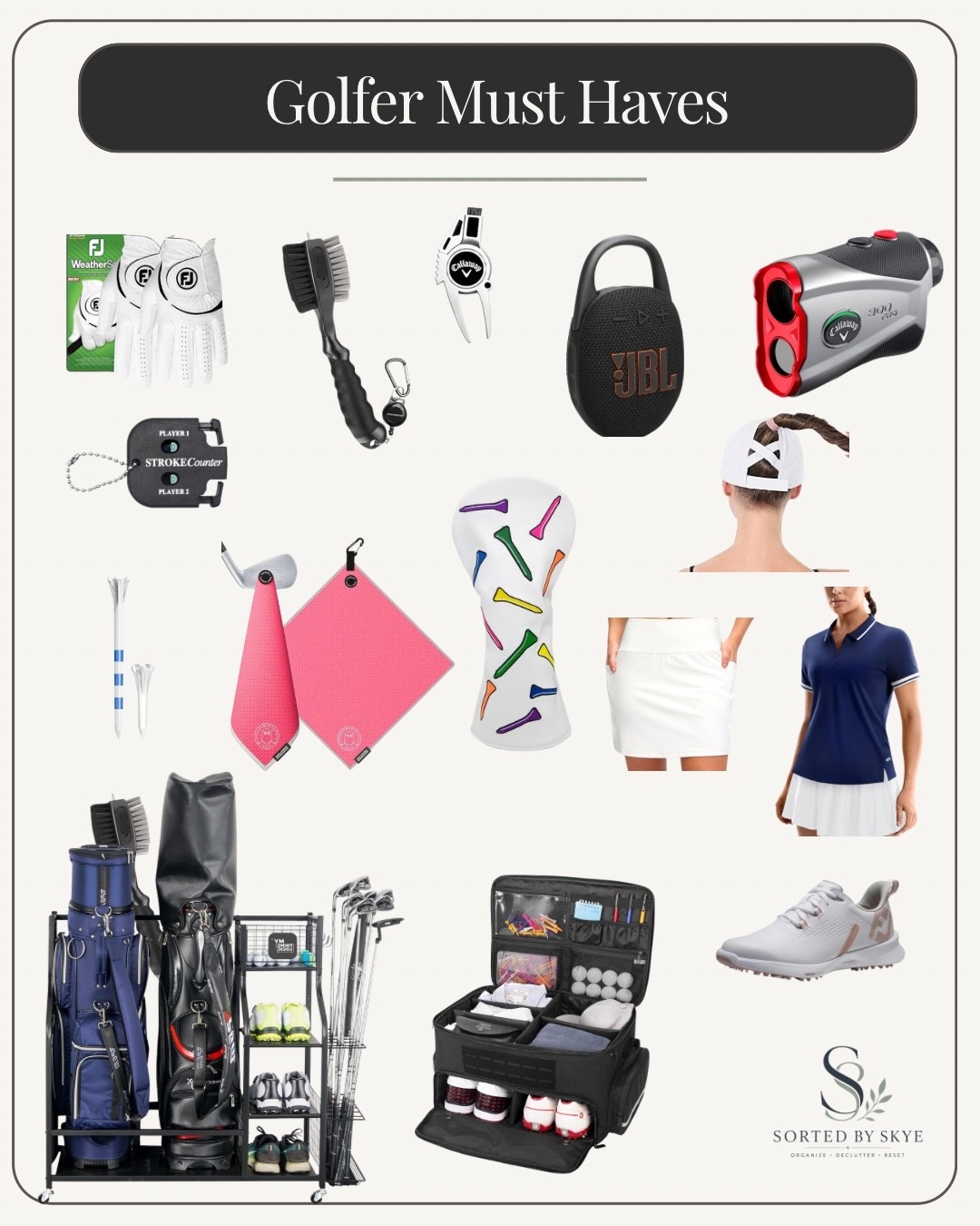 Everything you need to stay organized on and off the golf course this season.

#LTKSeasonal #LTKActive #LTKfitnessgoals