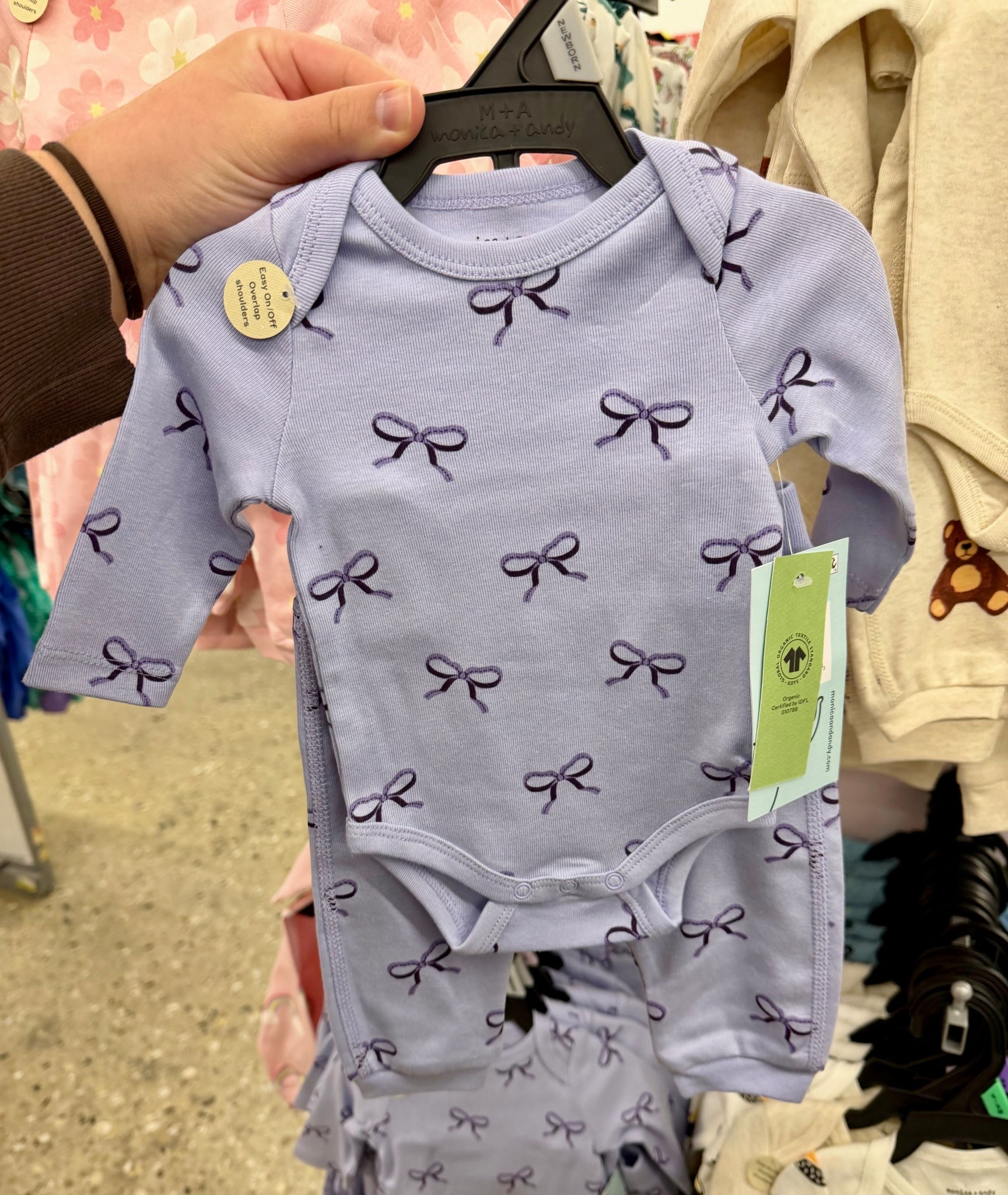 Saw this adorable outfit at Walmart! Love all the bows! #ad 

