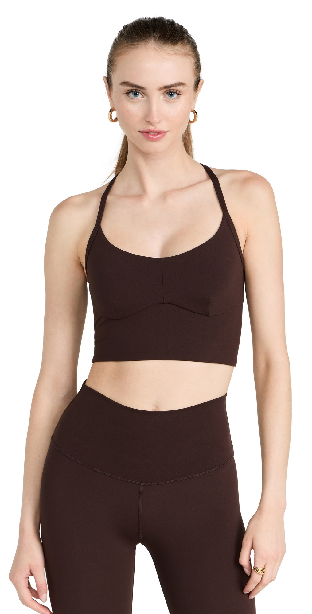 Varley Always Surrey Bra Coffee Bean L | Shopbop