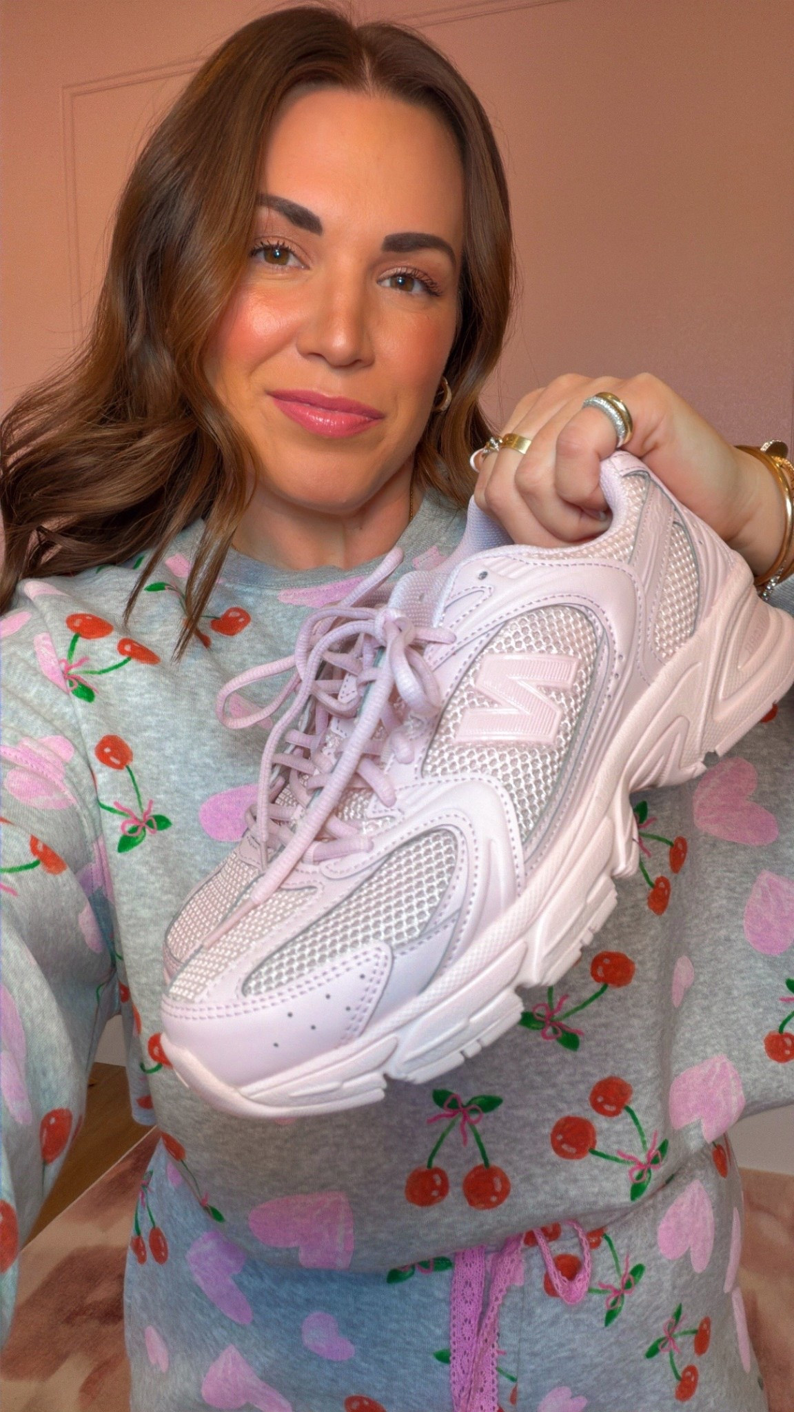 new fave sneakers! blush color drenched new balances 💕 i wear the size 9 

#LTKSeasonal #LTKFindsUnder100 #LTKActive