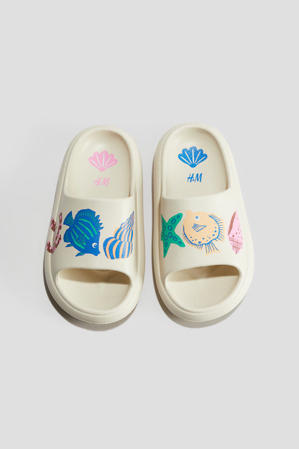 Chunky Pool Shoes with Printed Motif | H&M (US + CA)