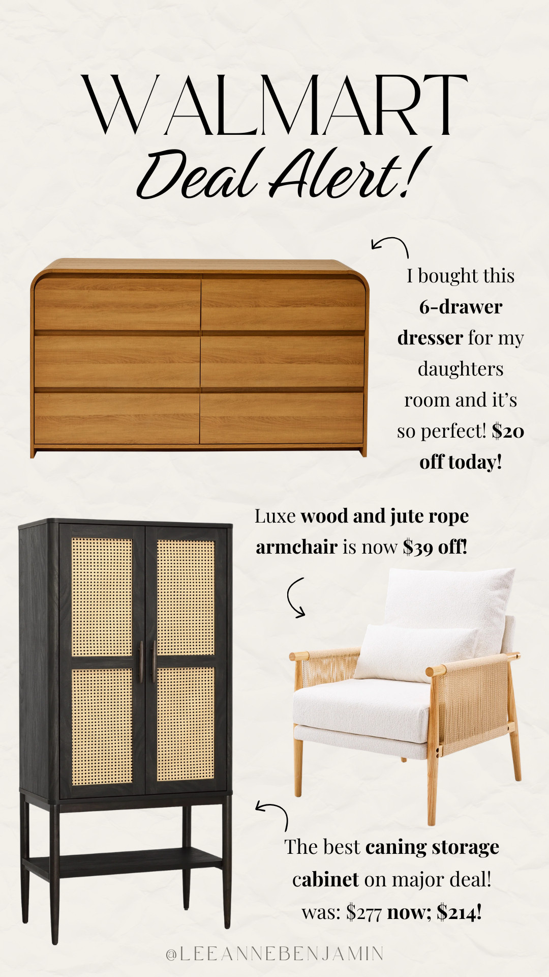 Deal alert at Walmart! The best 4 furniture pieces on sale! 

 #LTKOver40 #LTKHome #LTKSaleAlert