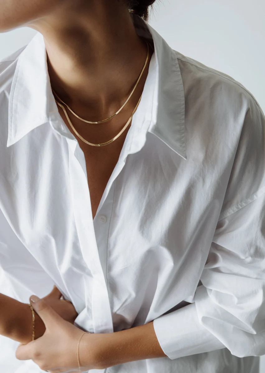 Carter Flat Herringbone Chain I | Kinn