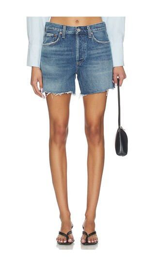 AGOLDE Nye Relaxed Shorts in Blue. - size 25 | Revolve Clothing (Global)