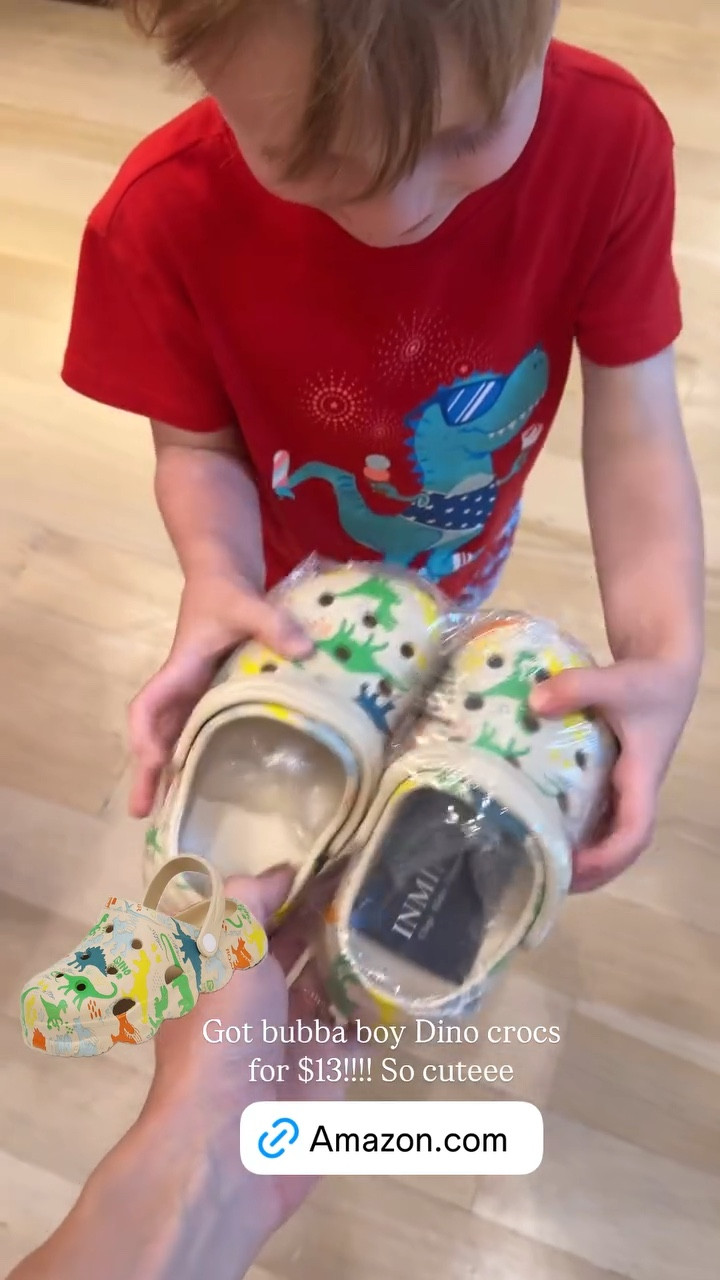 Got bubba boy Dino crocs for $13!!

#LTKFindsUnder50 #LTKShoeCrush #LTKKids