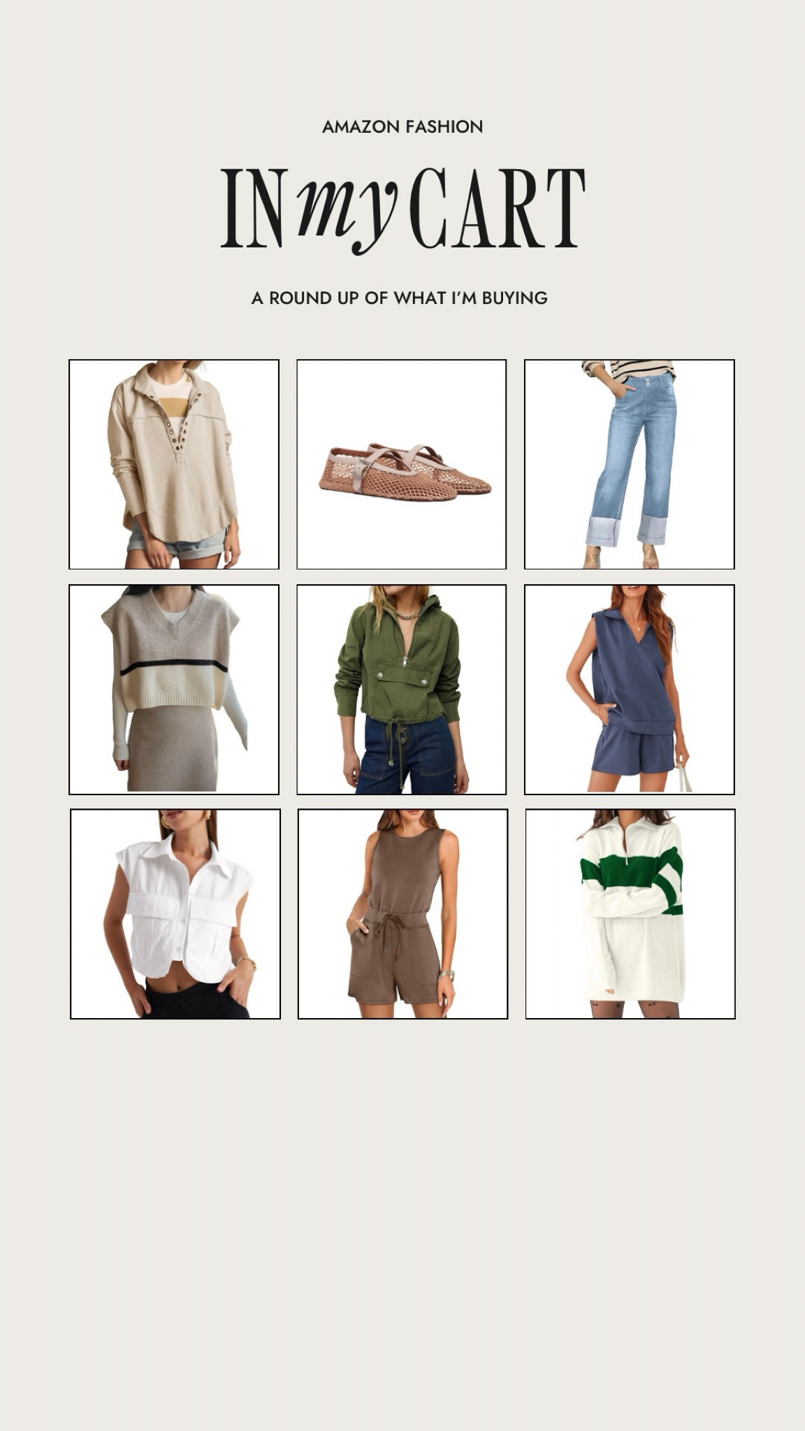 Shop what’s in my Amazon cart this week! 

#LTKfindsunder50 #LTKMostLoved #LTKstyletip