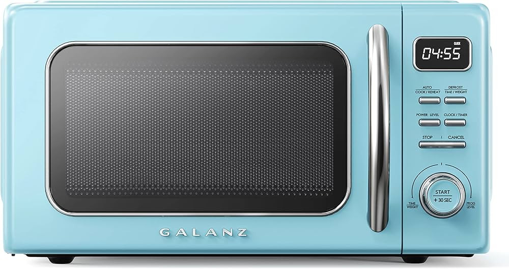 Galanz GLCMKZ11BER10 Retro Countertop Microwave Oven with Auto Cook & Reheat, Defrost, Quick Star... | Amazon (US)