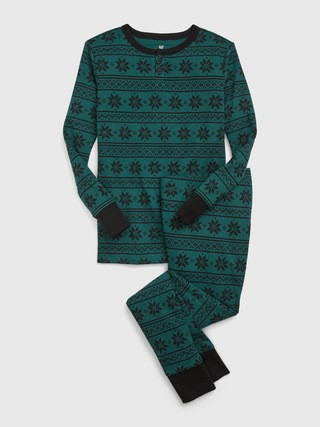 Kids 100% Organic Cotton Fair Isle PJ Set | Gap (US)