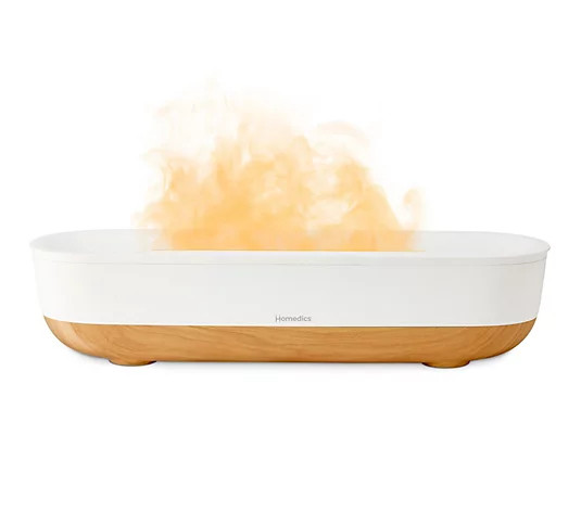 HoMedics Fireside 0.26 Gal Top Fill Ultrasonic Humidifier - QVC.com | QVC