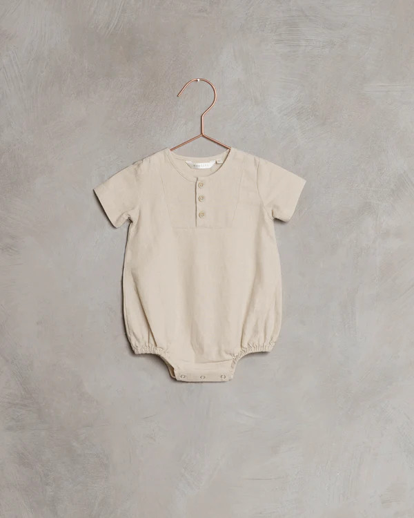 beau romper | linen | Noralee