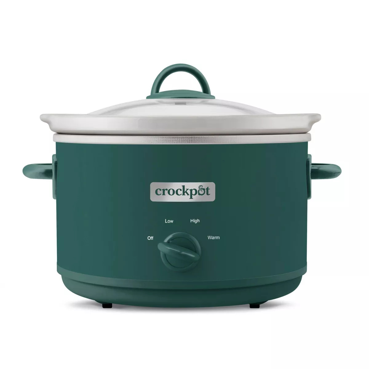 Crock-Pot 4.5qt Slow Cooker Ponderosa Green: Ceramic Stoneware, 3 Settings, Stay-Cool Handles, Di... | Target