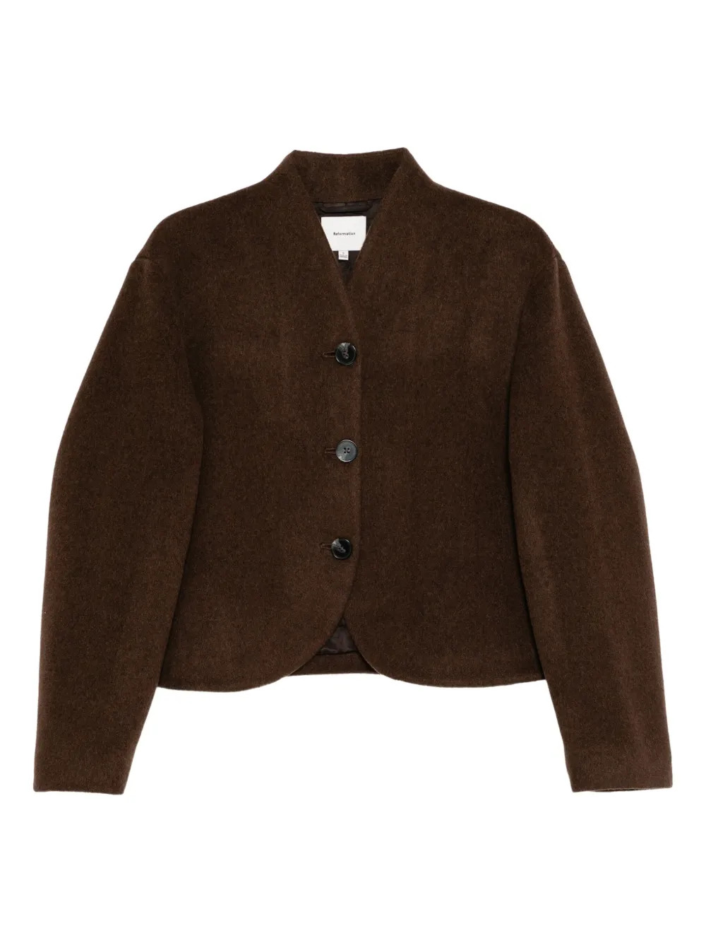 Reformation Owen Jacket | Brown | FARFETCH | Farfetch Global