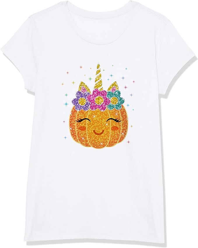 Cute Unicorn Pumpkin Halloween Thanksgiving T-Shirt | Amazon (US)