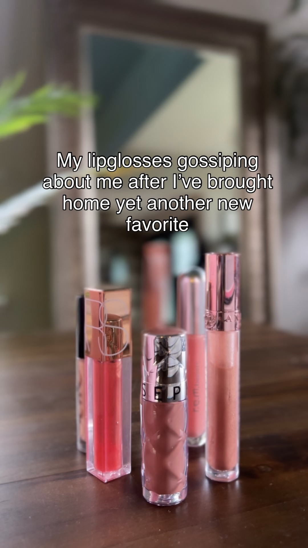 You can never have too many lipglosses😂Here are some of my favorites! 
Summer Fridays: Pink Guava , Iced Coffee
Dibs: Italian soda
Saie: Shake
Fenty: Fussy
Lawless: Velvet
Chanel: Bourgeoisie
Anastasia: Goldy
L’Oreal : Worth It

#LTKselfcare #LTKBeauty #LTKOver40