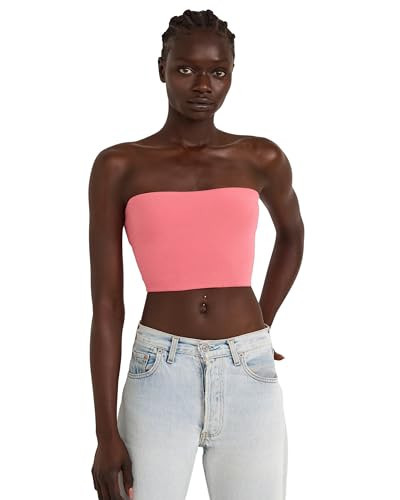 Organic Basics Women's Flex Tube Top, Melon Pink | Amazon (US)