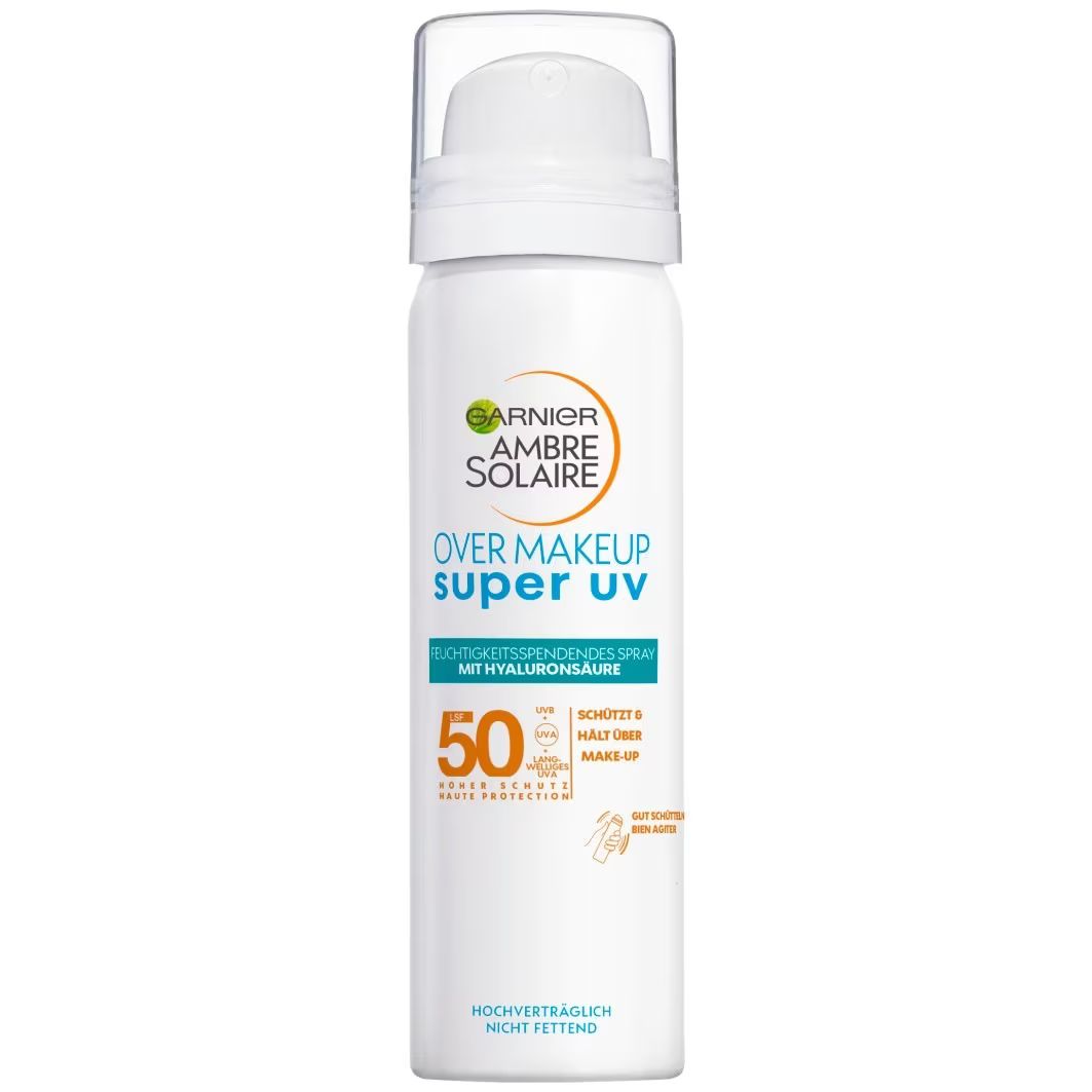 GarnierAmbre SolaireSUPER UV OVER MAKE-UP SPRAY MIT LICHTSCHUTZFAKTOR 50Sonnencreme | Douglas (DE)