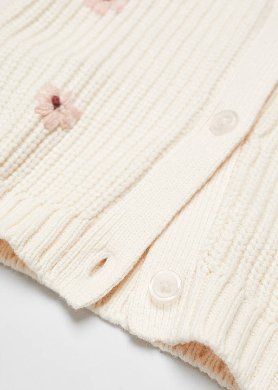 Cardigan mit blumenstickerei -  Mädchen | Mango Kids Deutschland | MANGO (DE)