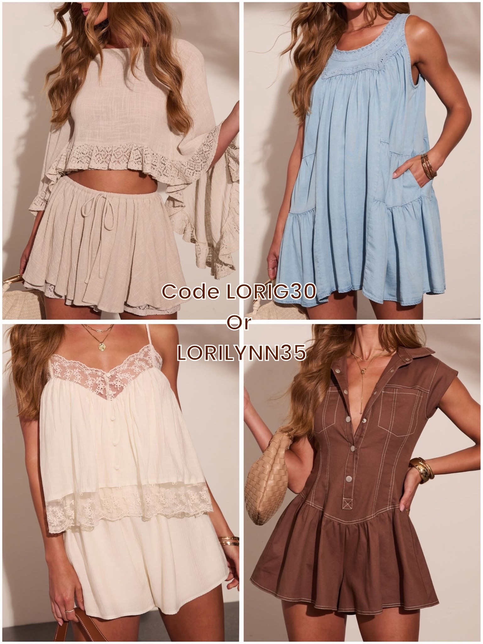 Newly added neutrals! Love the boho vibes in these pieces! Code LORILYNN35 or LORIG30 to save

#LTKootd #LTKSeasonal #LTKSaleAlert