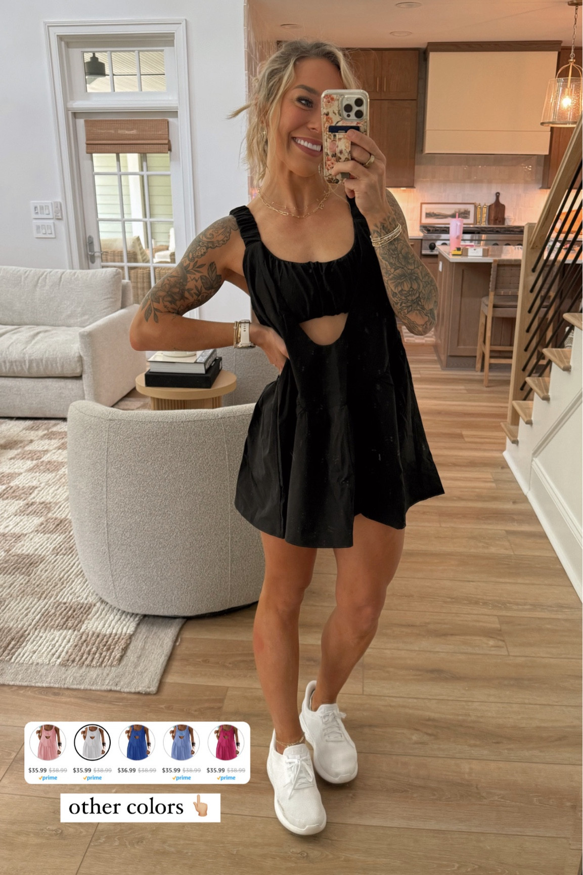 Amazon tennis dress // in the small! 🖤✨ tons of colors 😍 under $40!! The back detail is the best👌🏼

Amazing fashion / casual / comfy / affordable style / athleisure / Holley Gabrielle 

#LTKStyleTip #LTKFindsUnder50 #LTKFitness