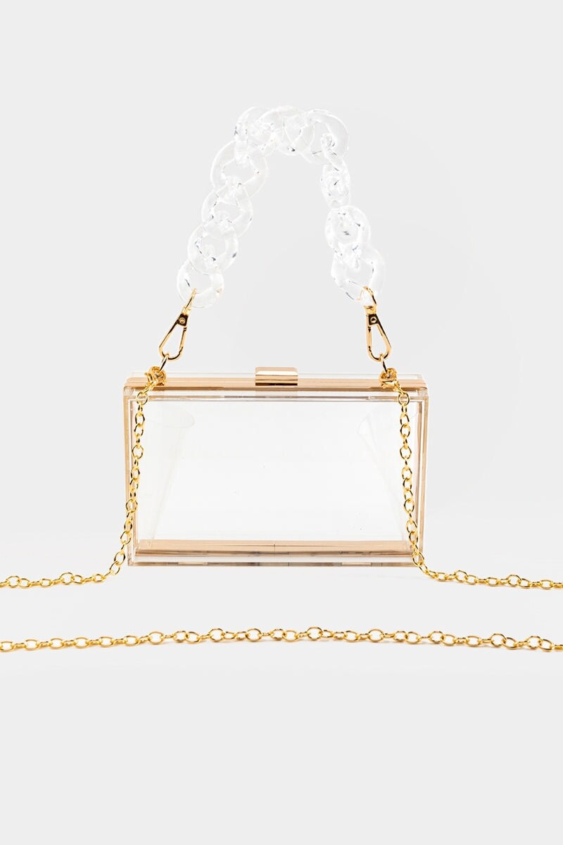 Nikki Chain Clutch | Francesca’s Collections