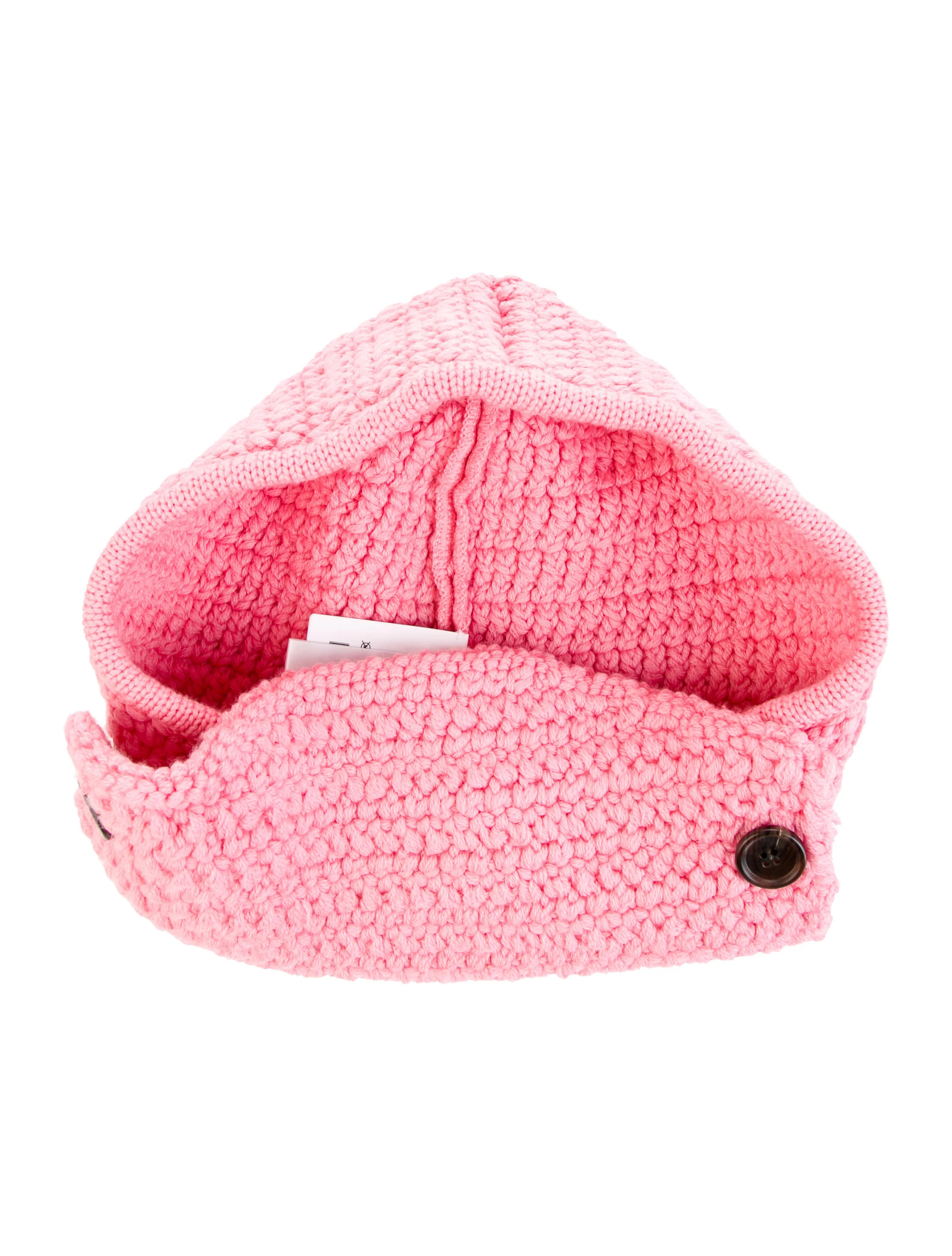 Virgin Wool Knit Hood | The RealReal