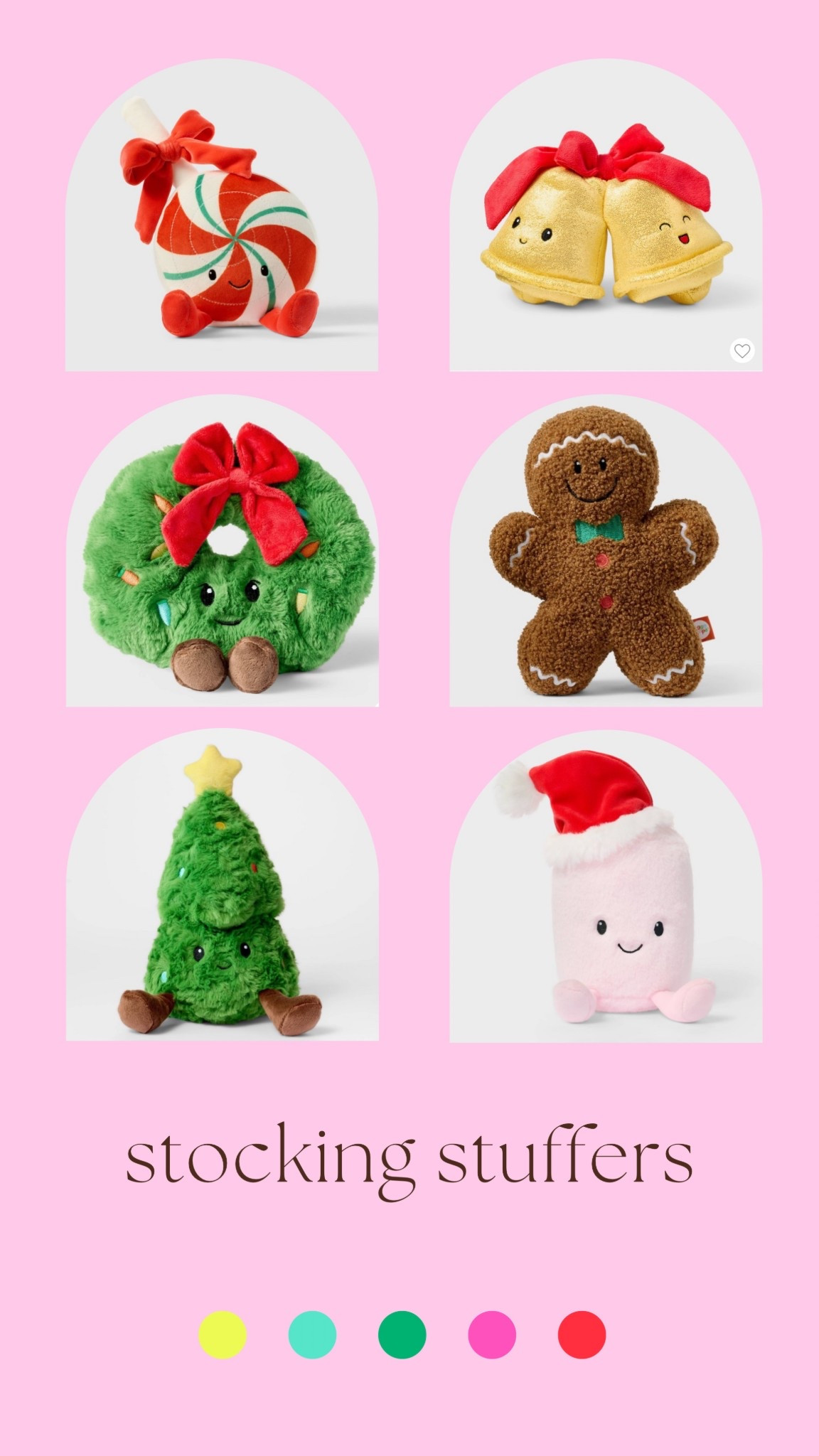 Target stuff animal stuffies stocking stuffers. 

#LTKKids #LTKGiftGuide #LTKHoliday