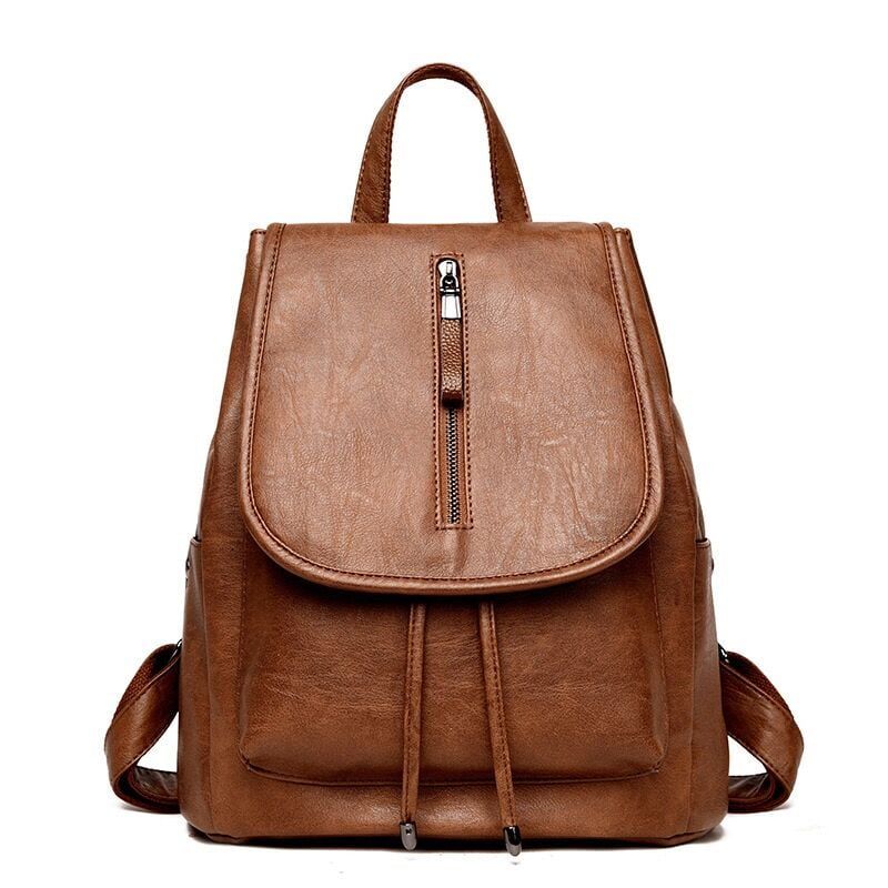 Fashion Women’s Backpack PU Leather Mini Handbag Rucksack Purse Ladies Casual Shoulder School B... | Walmart (US)