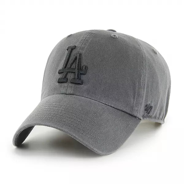 '47 Los Angeles Dodgers Charcoal Clean Up Adjustable Hat | Dick's Sporting Goods