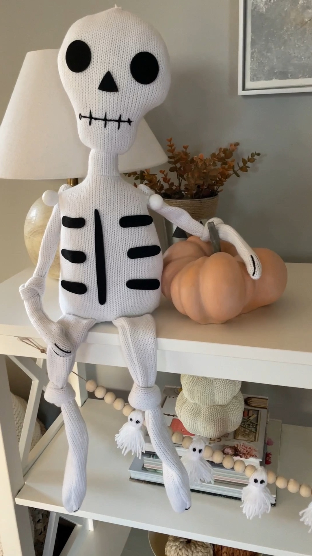 Such a cutie!! This crochet plush skeleton make the perfect Halloween decoration! 

#LTKHalloween #LTKVideo #LTKHoliday